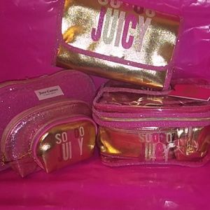 Are Juicy Couture bundle cosmetic bags